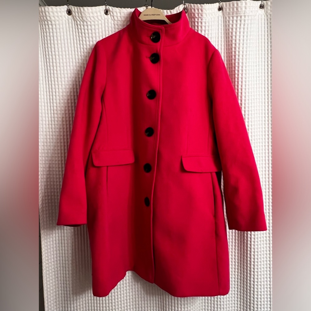 M & S collection coat in pink